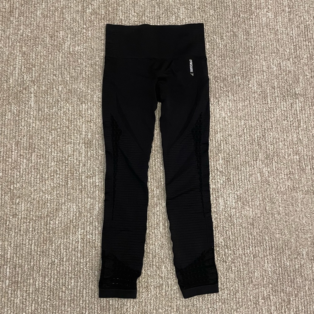 gymshark black workout leggings. Size S.